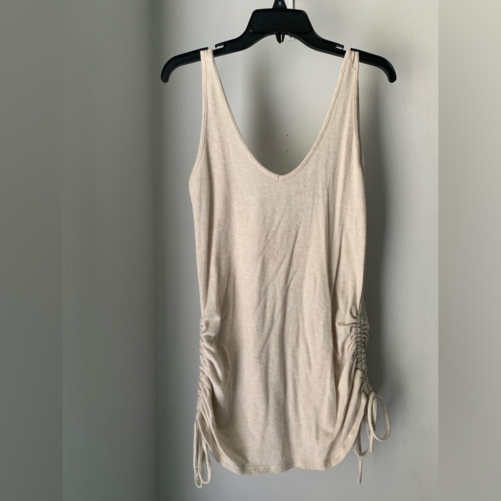 Off white beach coverup